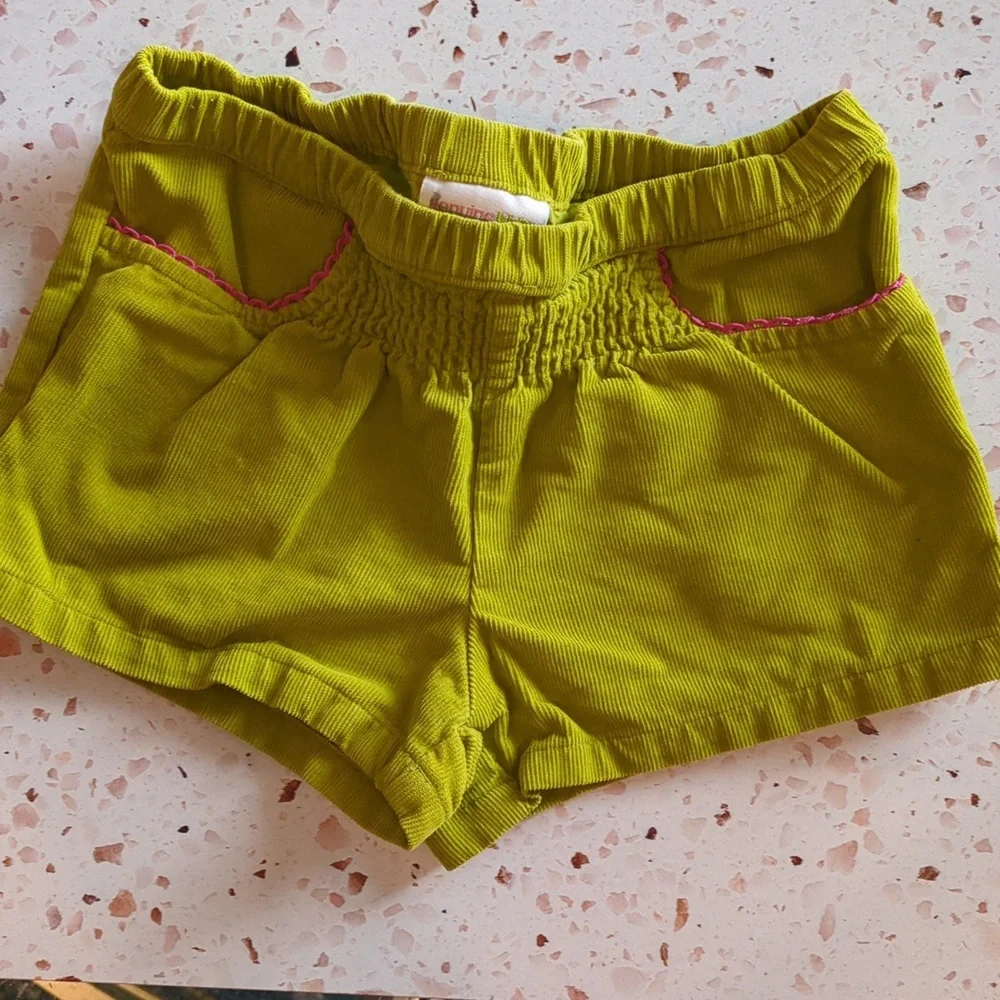 Genuine Kids | Citron Corduroy Shorts | 3T